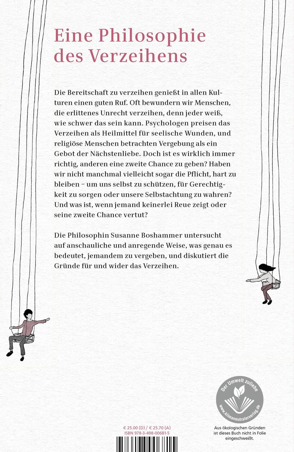 Rückseite: 9783498006815 | Die zweite Chance | Warum wir (nicht alles) verzeihen sollten | Buch