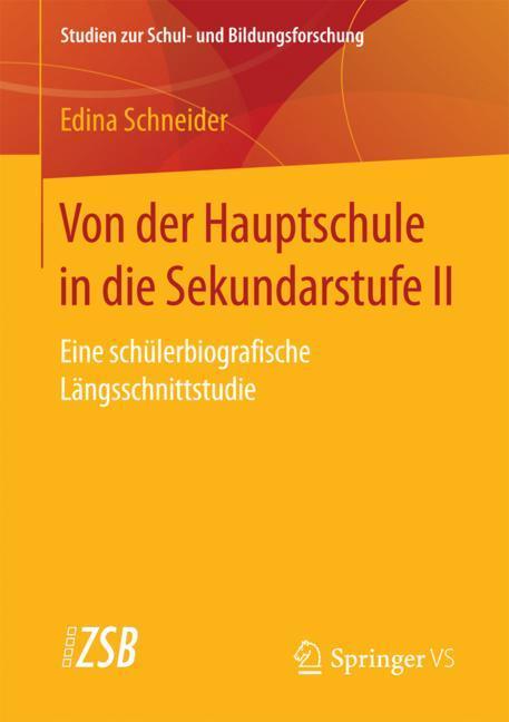 Cover: 9783658208813 | Von der Hauptschule in die Sekundarstufe II | Edina Schneider | Buch