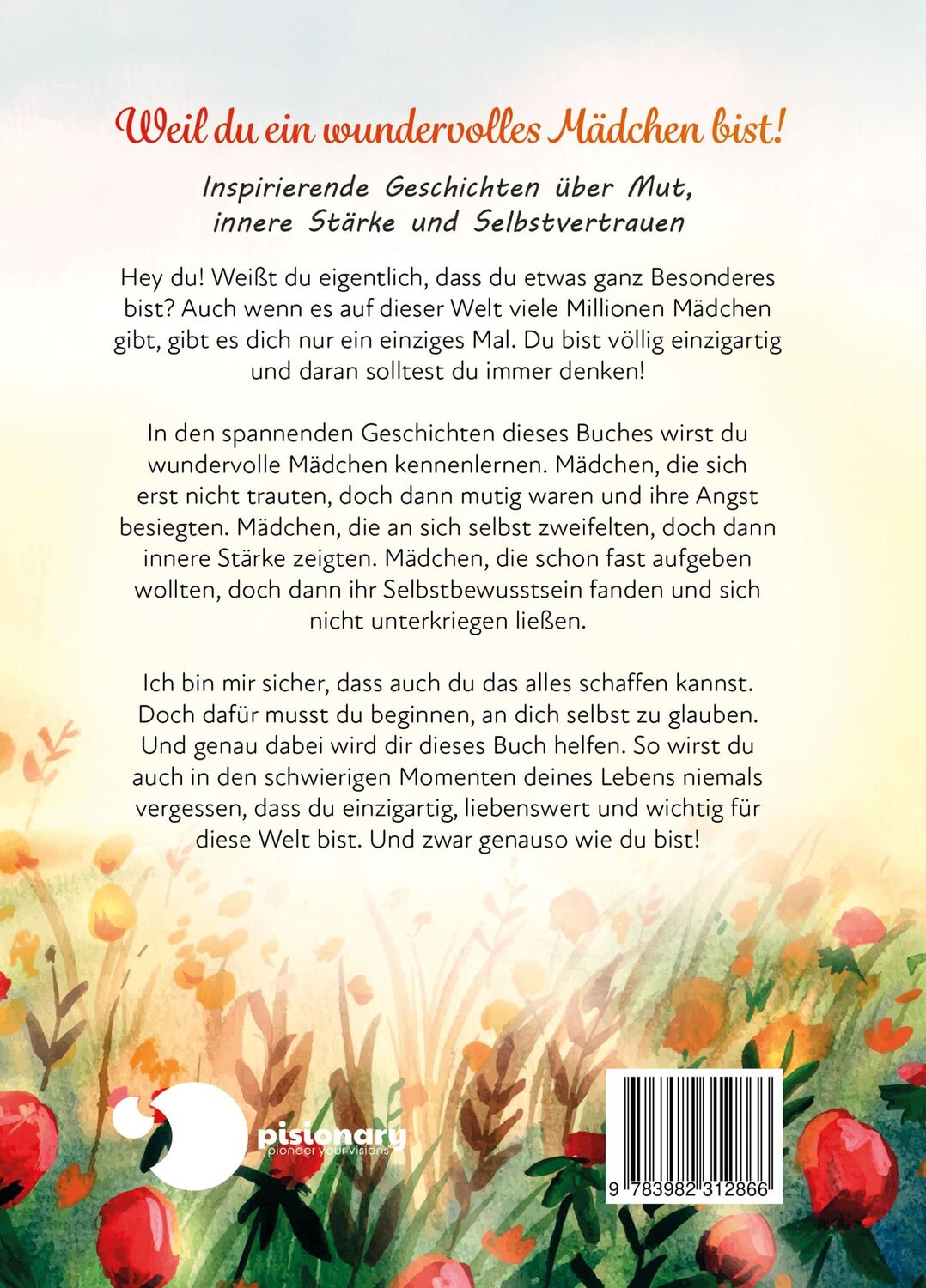 Rückseite: 9783982312866 | Weil du ein wundervolles Mädchen bist | Nina Blume | Taschenbuch