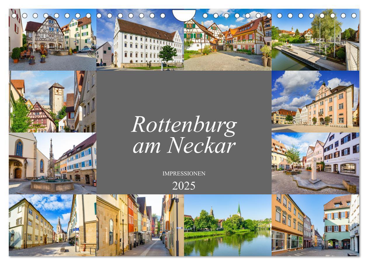 Cover: 9783435052226 | Rottenburg am Neckar Impressionen (Wandkalender 2025 DIN A4 quer),...