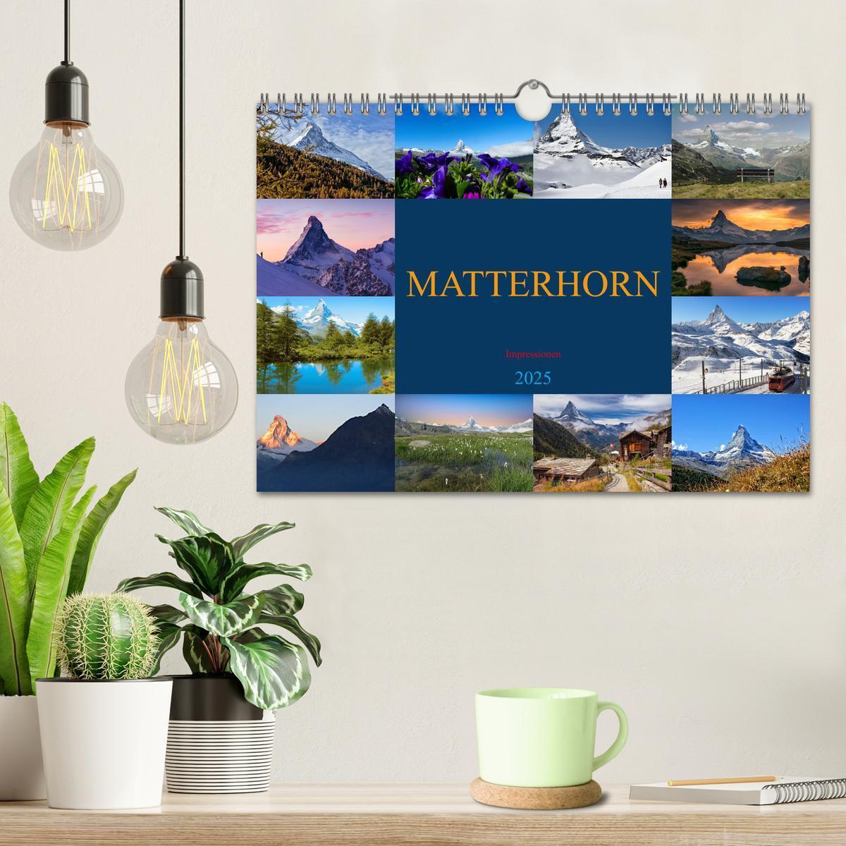 Bild: 9783383825767 | MATTERHORN Impressionen (Wandkalender 2025 DIN A4 quer), CALVENDO...