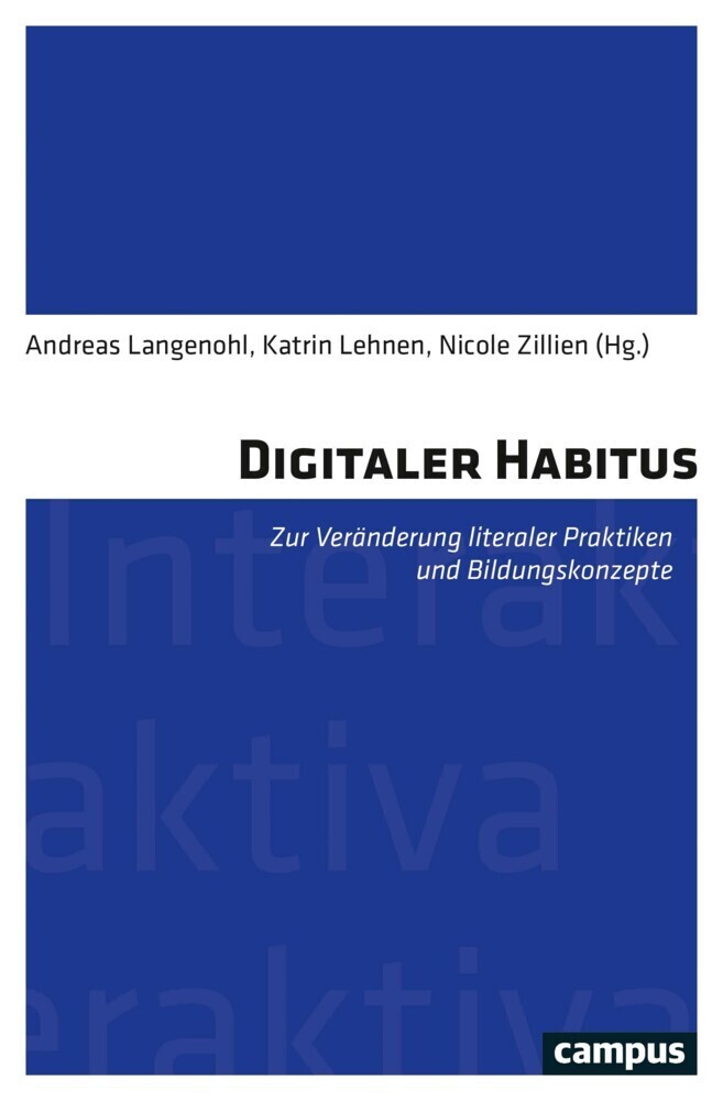 Cover: 9783593514253 | Digitaler Habitus | Andreas Langenohl (u. a.) | Taschenbuch | 299 S.