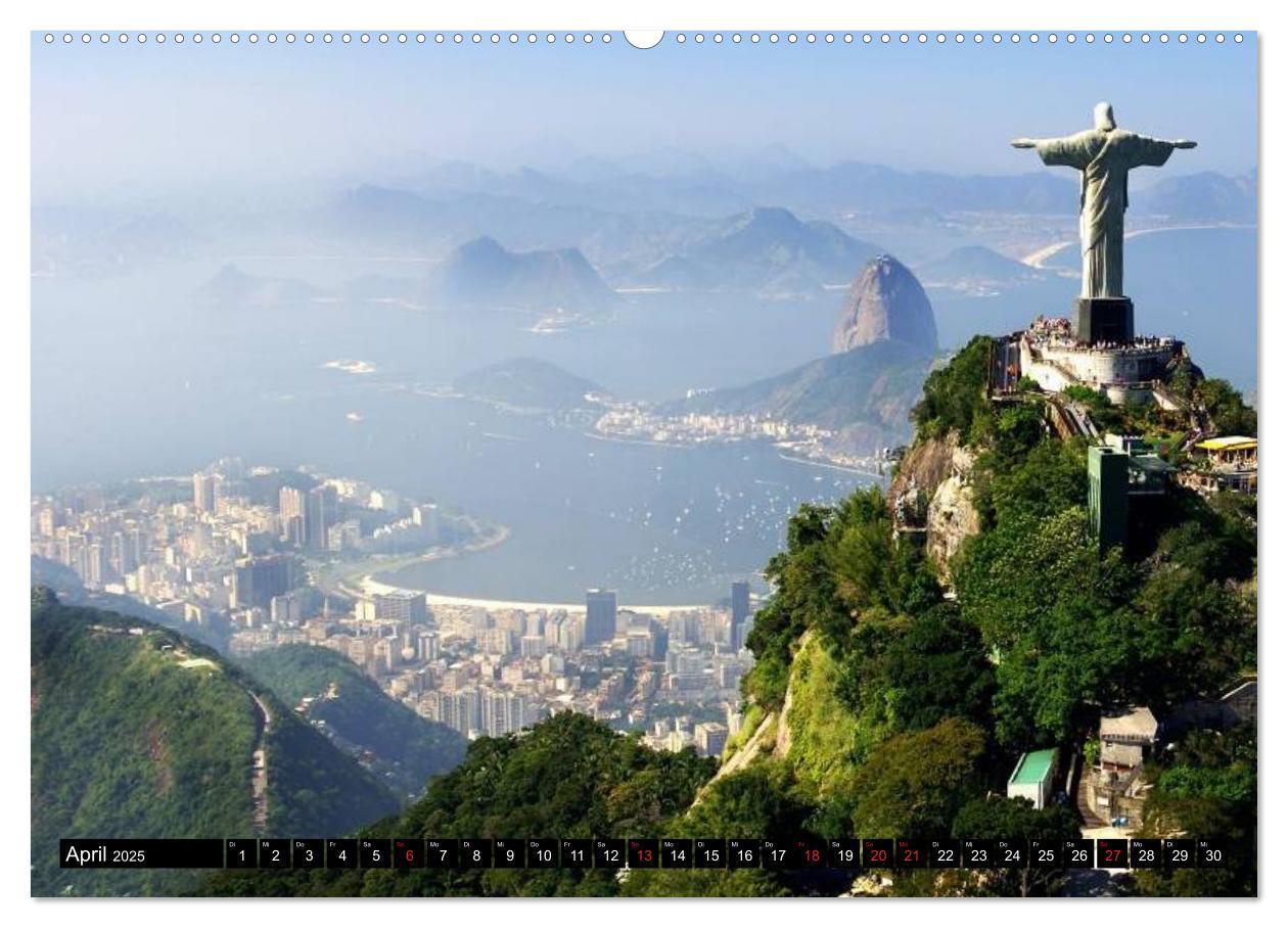 Bild: 9783435702848 | Brasilien. Sonne, Natur und Samba (Wandkalender 2025 DIN A2 quer),...