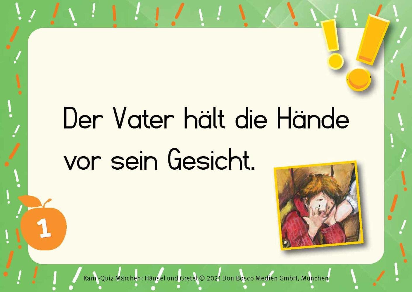 Bild: 4260179517402 | Kami-Quiz Märchen: Hänsel und Gretel | Helga Fell | Box | 34 S. | 2021