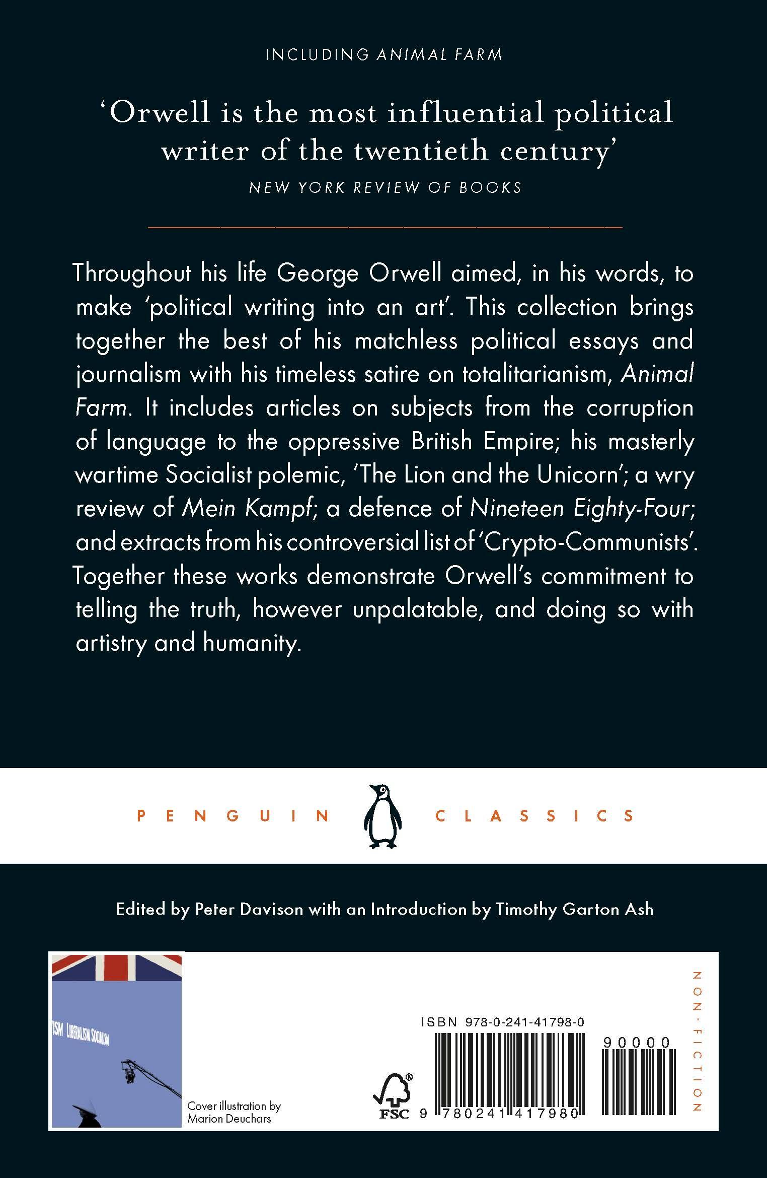 Rückseite: 9780241417980 | Orwell and Politics | George Orwell | Taschenbuch | B-format paperback