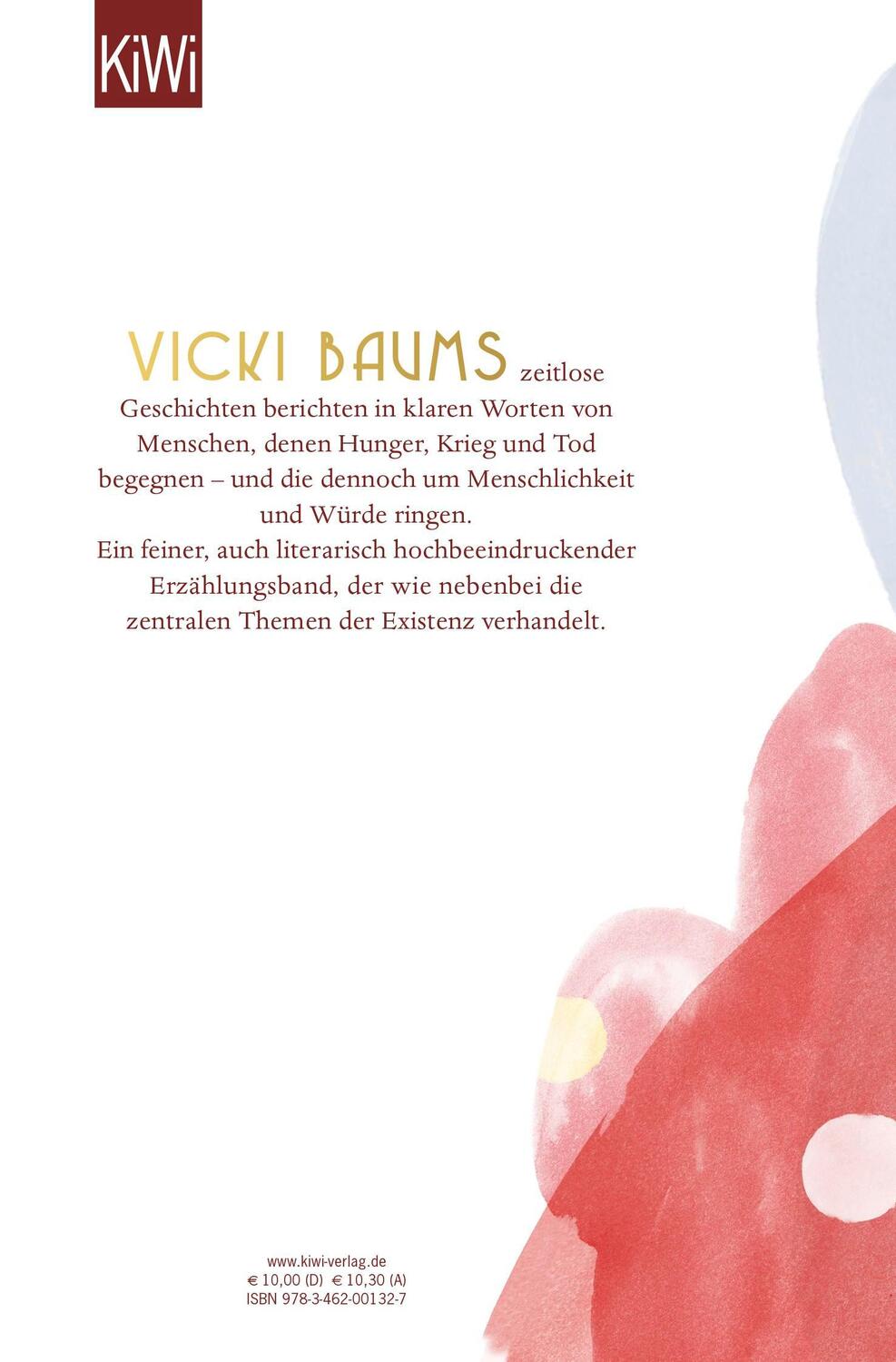 Rückseite: 9783462001327 | Der Weihnachtskarpfen | Erzählungen | Vicki Baum | Taschenbuch | 2021