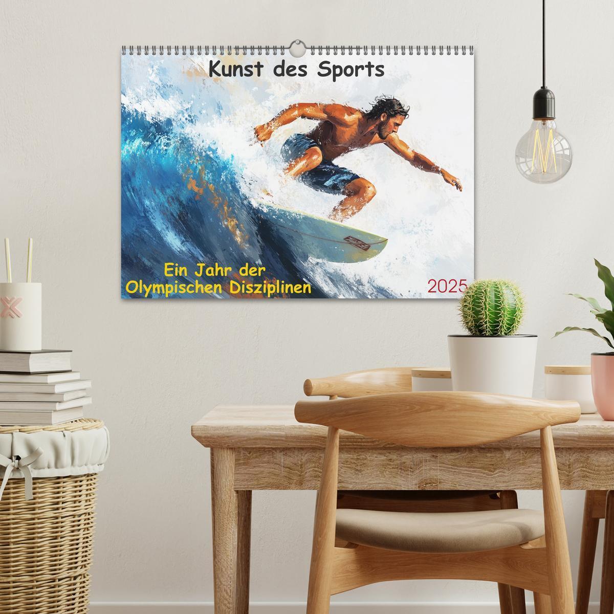 Bild: 9783457178553 | Kunst des Sports (Wandkalender 2025 DIN A3 quer), CALVENDO...