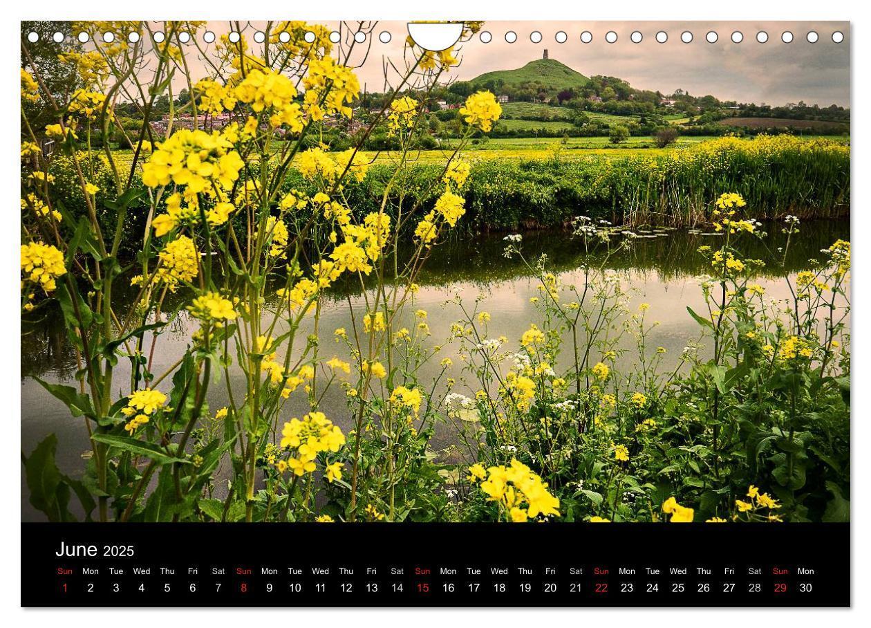 Bild: 9781325956593 | Glastonbury Tor (Wall Calendar 2025 DIN A4 landscape), CALVENDO 12...