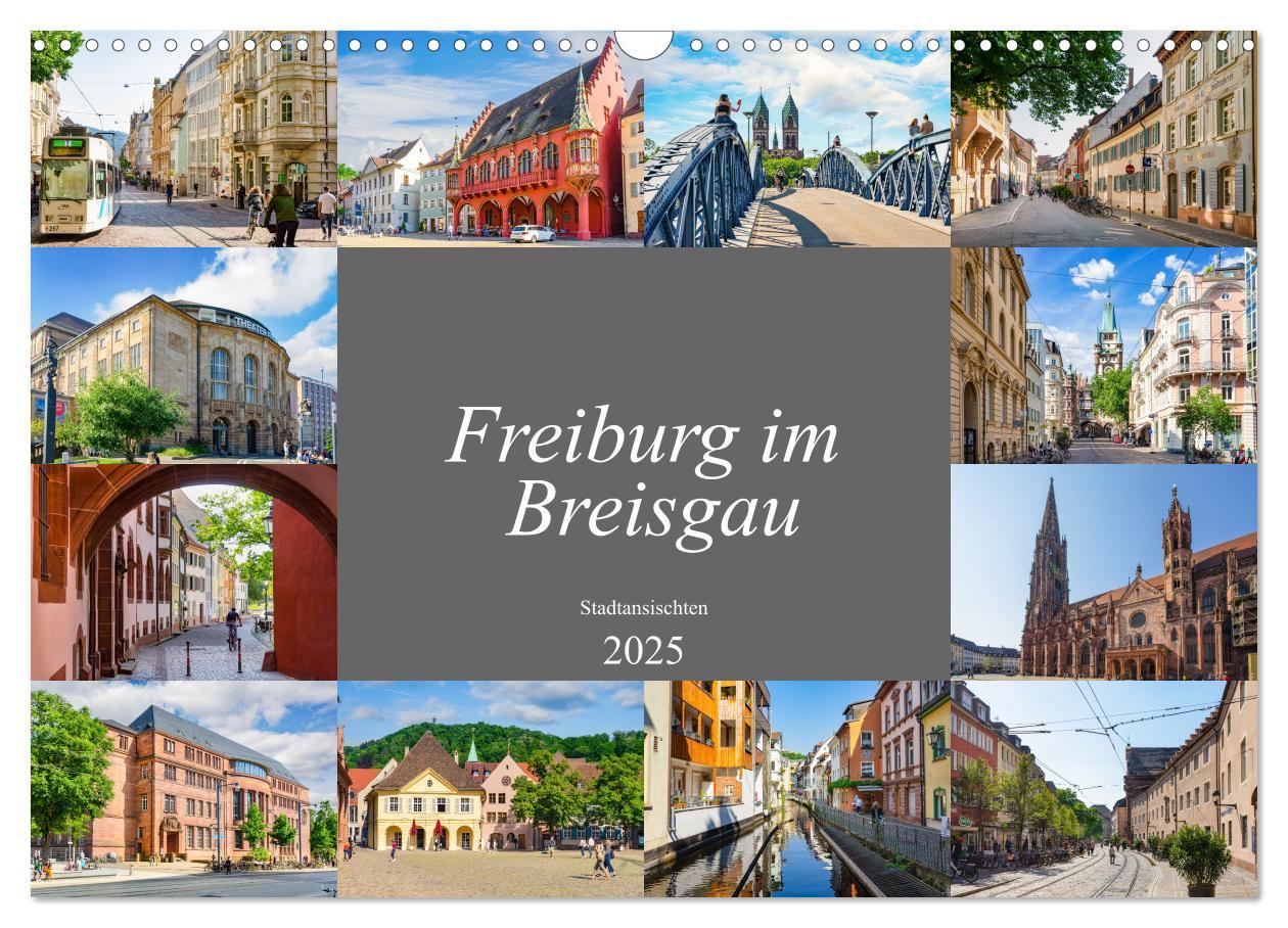 Cover: 9783435064427 | Freiburg im Breisgau Impressionen (Wandkalender 2025 DIN A3 quer),...