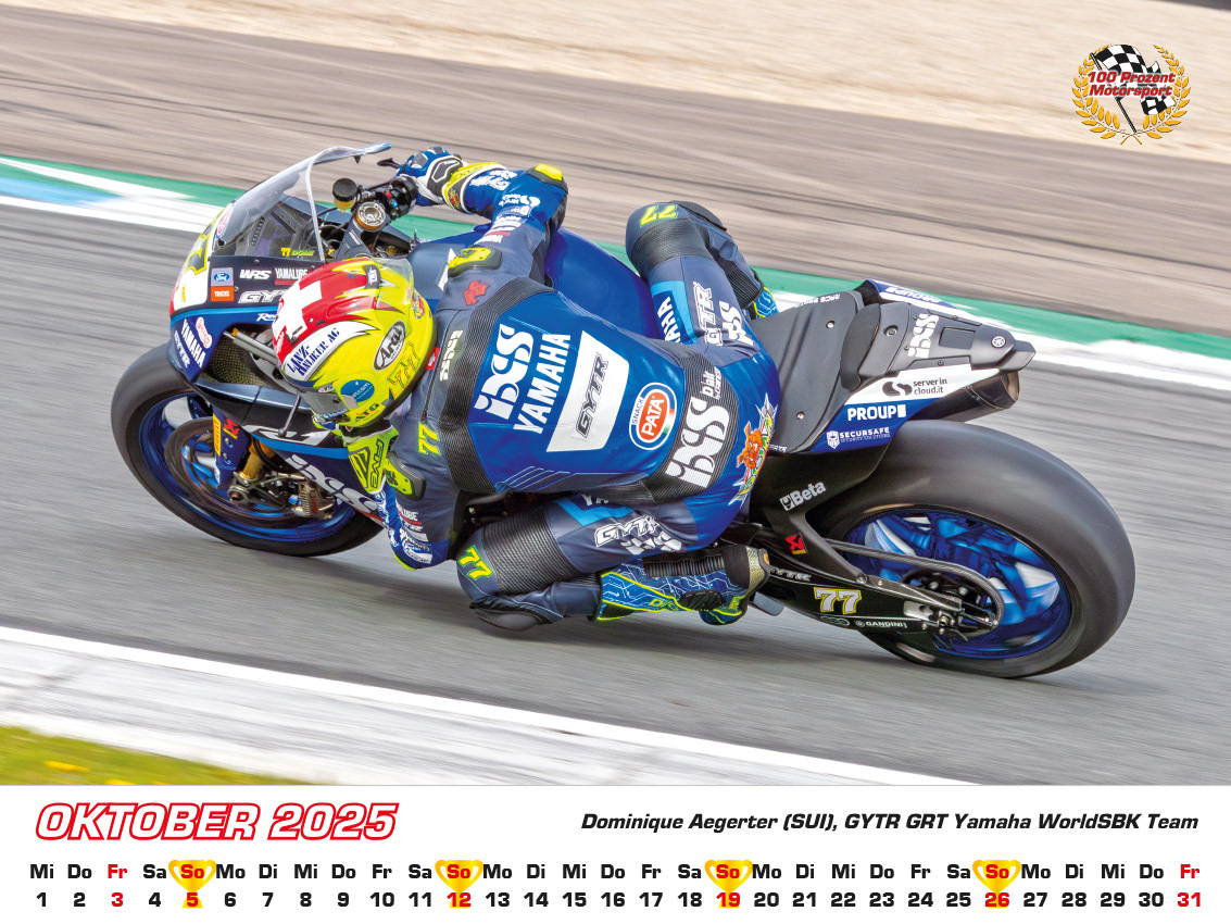 Bild: 9783948794699 | Superbike WM Kalender 2025 | Frank Pommer | Kalender | Deutsch | 2025