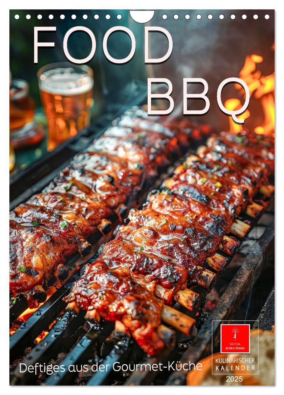 Cover: 9783457123003 | Food BBQ - Deftiges aus der Gourmet-Küche (Wandkalender 2025 DIN A4...