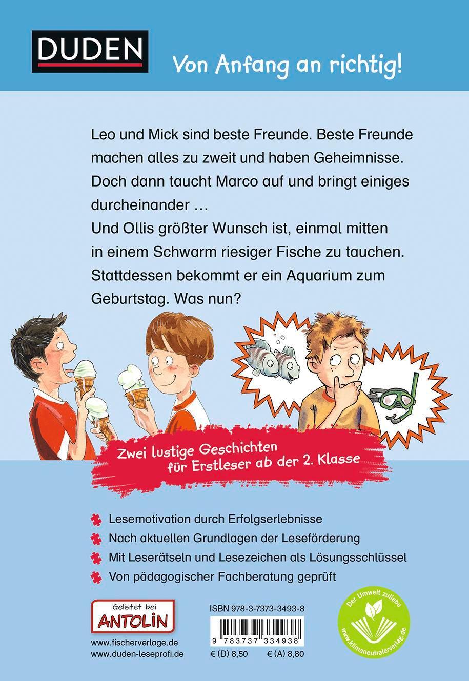 Rückseite: 9783737334938 | Duden Leseprofi - Lustige Erstlesegeschichten für Jungs, 2. Klasse...