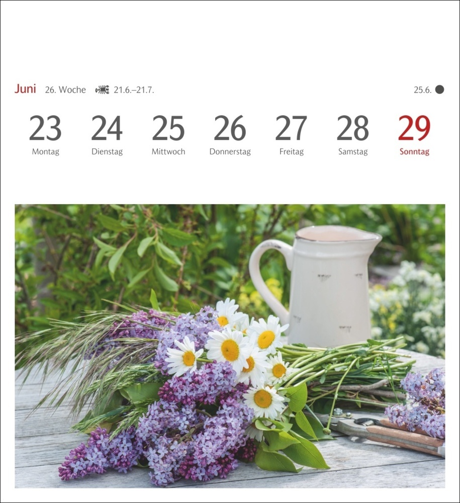 Bild: 9783840034541 | Blumenpracht Postkartenkalender 2025 - Wochenkalender mit 53...