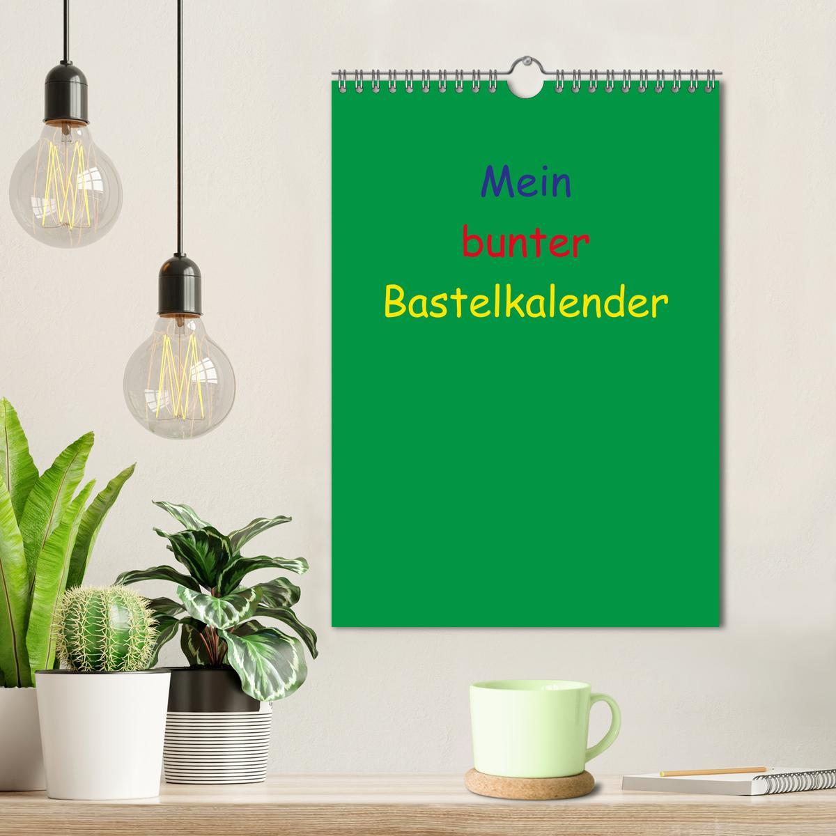 Bild: 9783457089125 | Mein bunter Bastel / Fotokalender (Wandkalender 2025 DIN A4 hoch),...