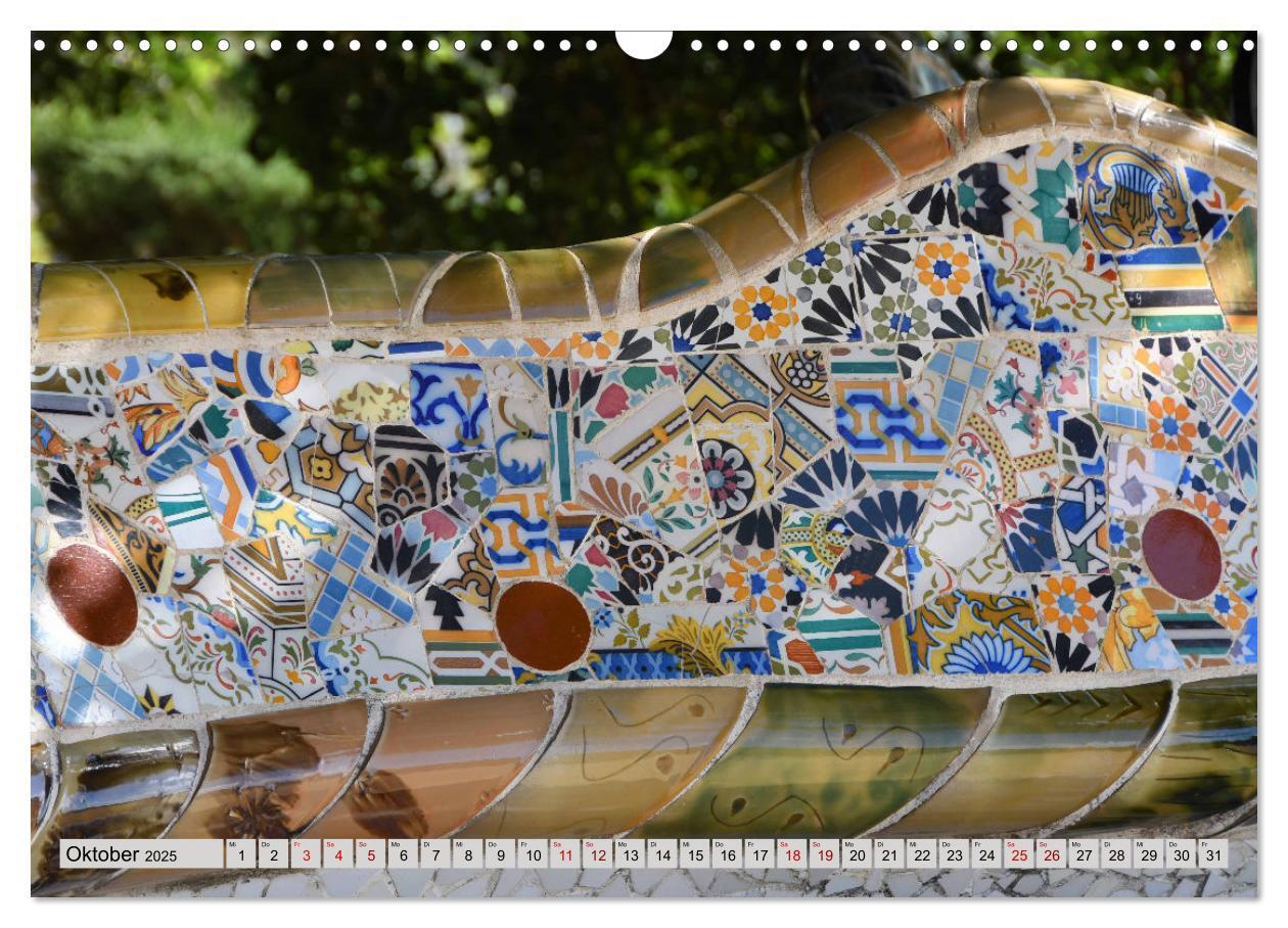 Bild: 9783383931345 | Ein bisschen GAUDI in Barcelona (Wandkalender 2025 DIN A3 quer),...