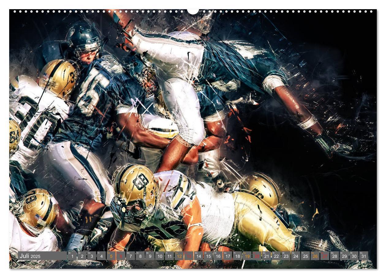 Bild: 9783435329304 | American Football - so cool (Wandkalender 2025 DIN A2 quer),...