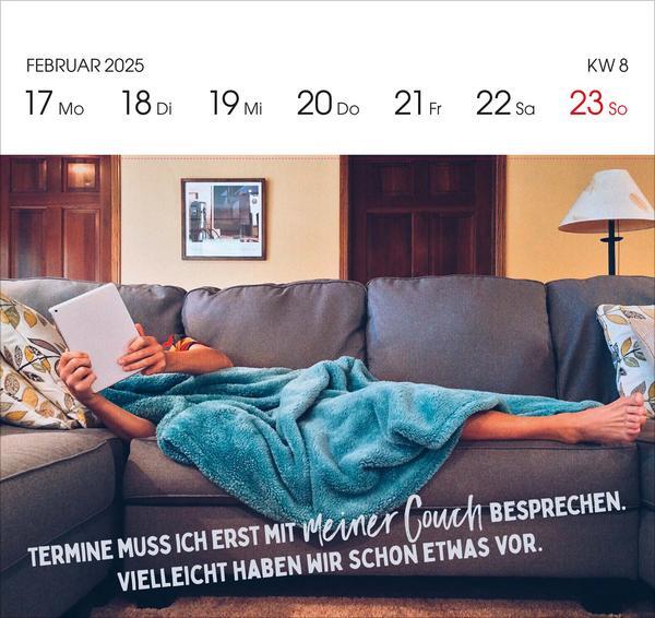 Bild: 9783731880301 | Lieber verrückt das Leben genießen 2025 | Verlag Korsch | Kalender