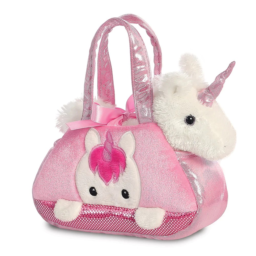 Cover: 5034566327955 | Aurora World 32795 - Fancy Pals Einhorn 20cm, Handtasche mit...