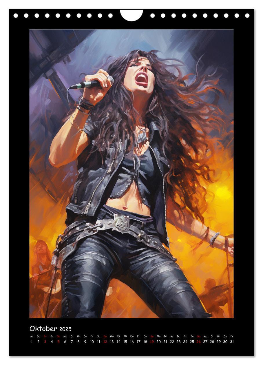 Bild: 9783435859559 | Heavy Metal-Queens. Wilde Rock- und Metal-Girl Paintings...