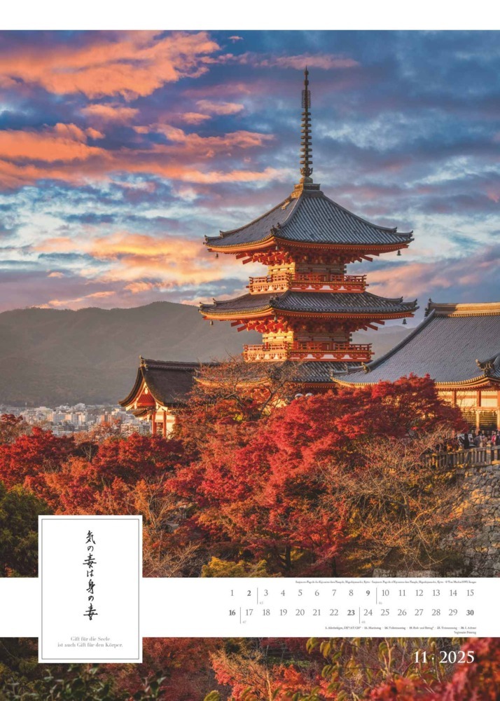 Bild: 4251732342272 | Spirit of Japan 2025 - Bildkalender XXL 50x70 cm - mit japanischer...