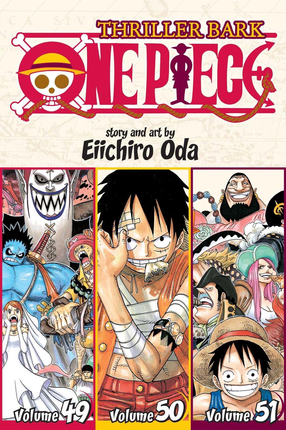 Cover: 9781421583372 | One Piece (Omnibus Edition), Vol. 17 | Includes vols. 49, 50 &amp; 51