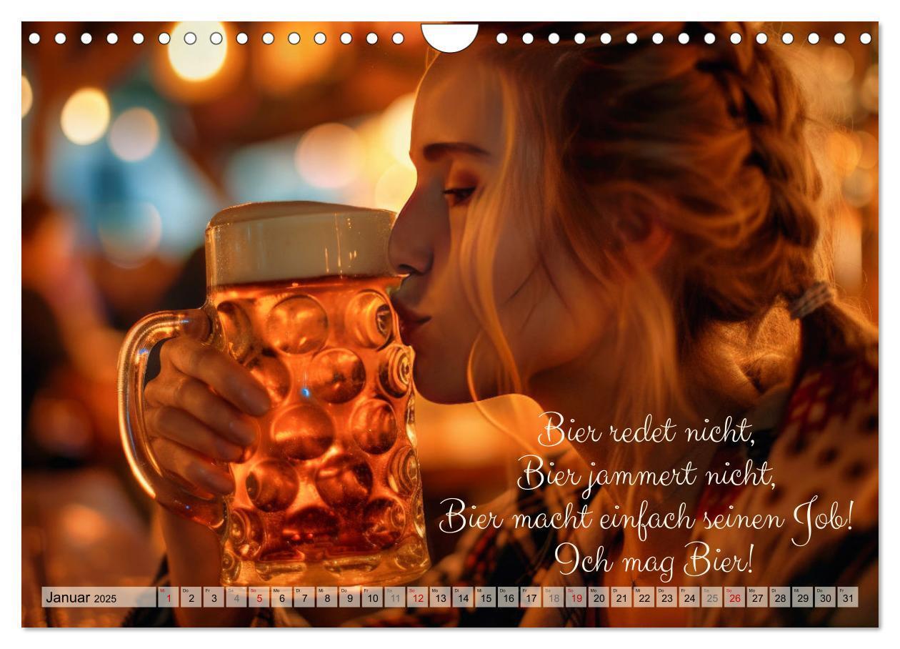 Bild: 9783383783944 | Ich brauch mehr Vitamin Bier (Wandkalender 2025 DIN A4 quer),...