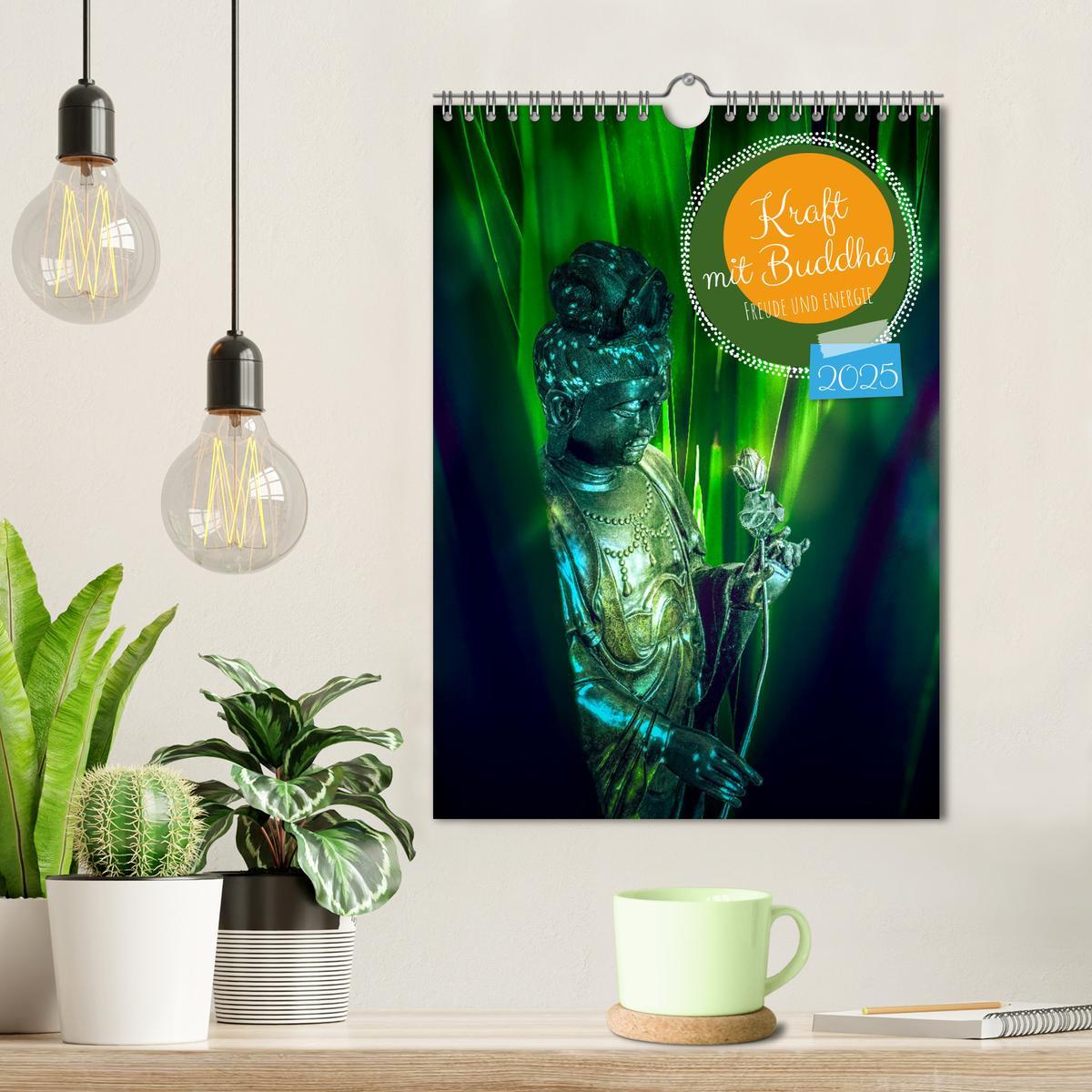 Bild: 9783435895014 | Kraft mit Buddha (Wandkalender 2025 DIN A4 hoch), CALVENDO...