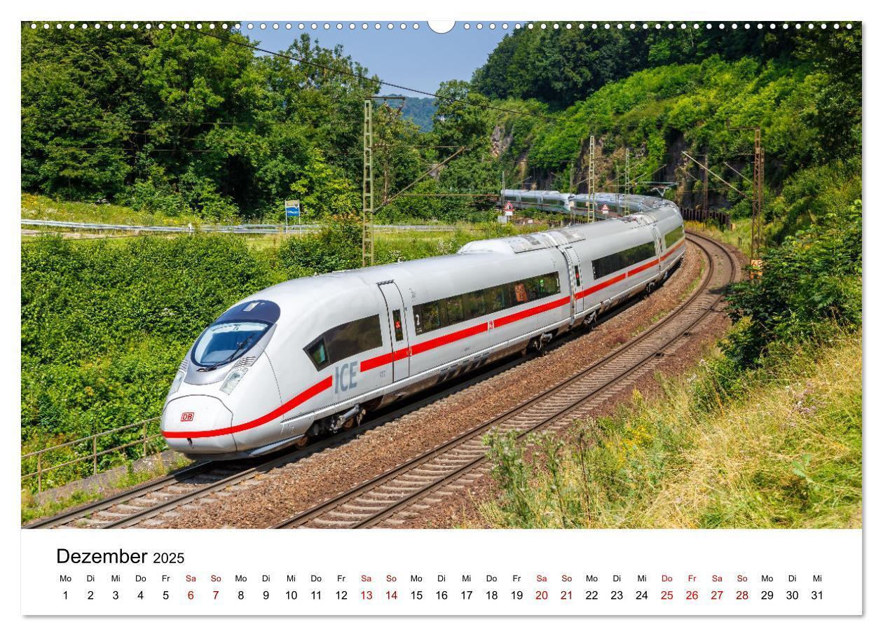 Bild: 9783435034772 | Eisenbahn in Deutschland (Wandkalender 2025 DIN A2 quer), CALVENDO...