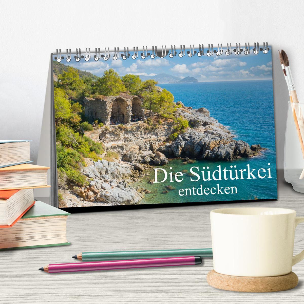 Bild: 9783383911064 | Die Südtürkei entdecken (Tischkalender 2025 DIN A5 quer), CALVENDO...