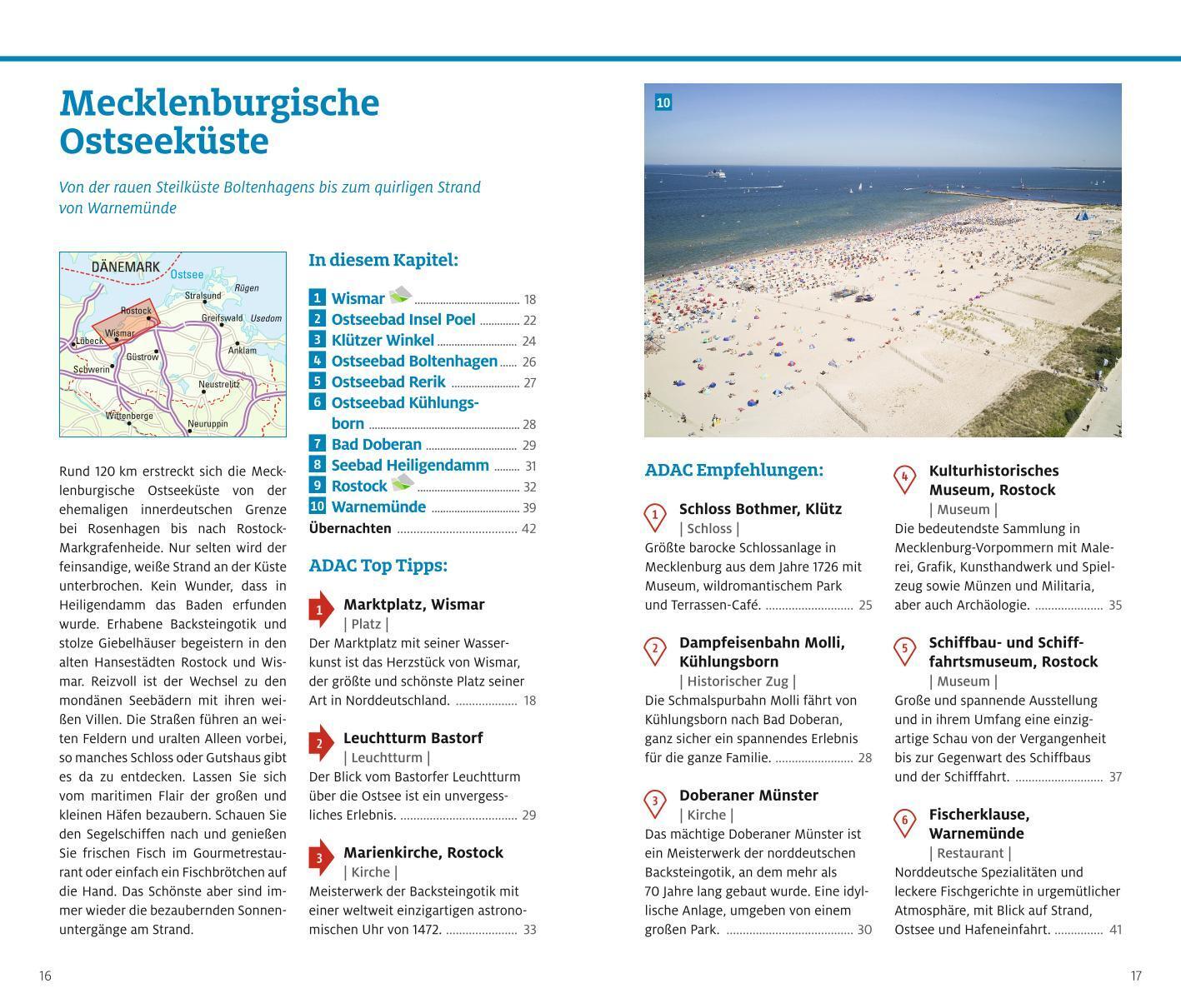 Bild: 9783956899508 | ADAC Reiseführer Mecklenburg-Vorpommern | Katja Gartz | Taschenbuch