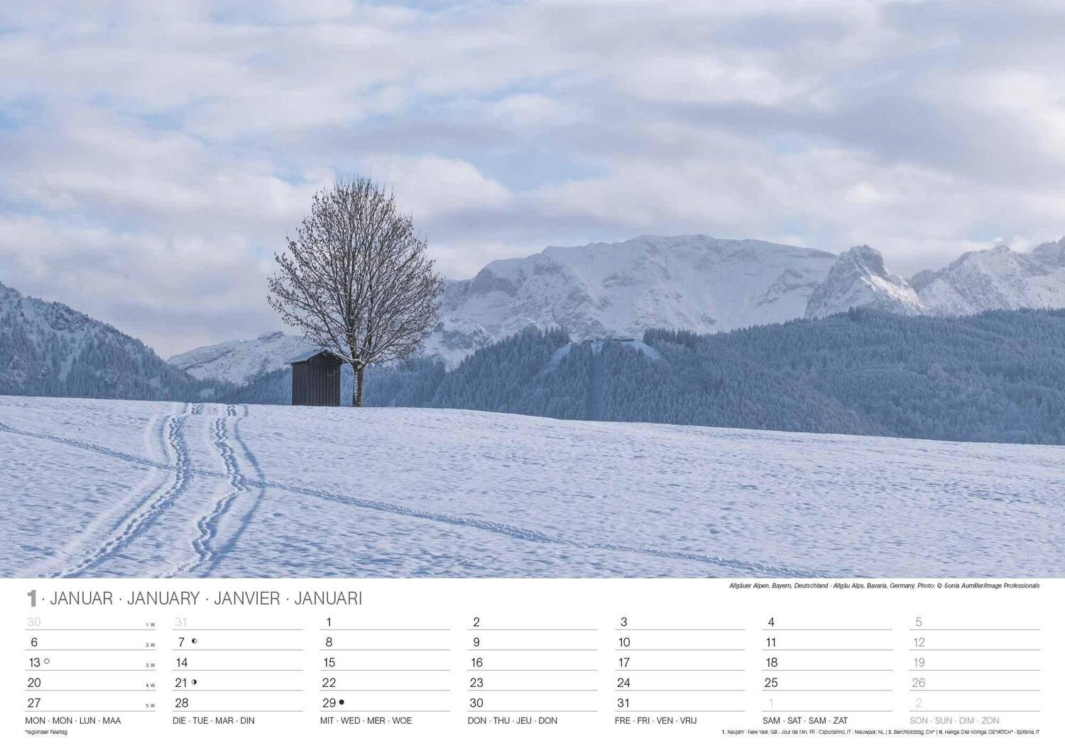 Bild: 4002725994288 | Malerische Wege 2025 - Wand-Kalender - 42x29,7 - Natur | Neumann