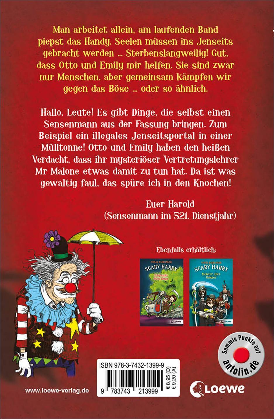 Rückseite: 9783743213999 | Scary Harry (Band 4) - Ab durch die Tonne | Sonja Kaiblinger | Buch