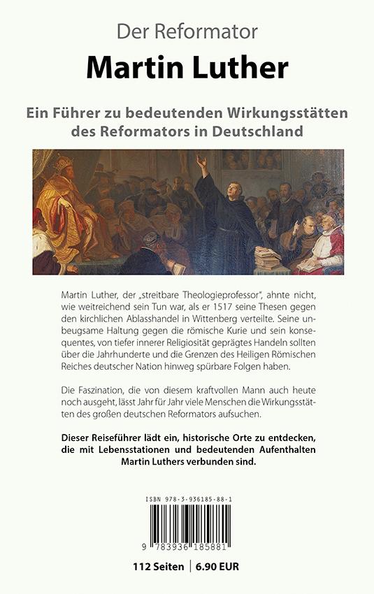 Rückseite: 9783936185881 | Der Reformator Martin Luther - Reiseführer | Wolfgang Hoffmann | Buch