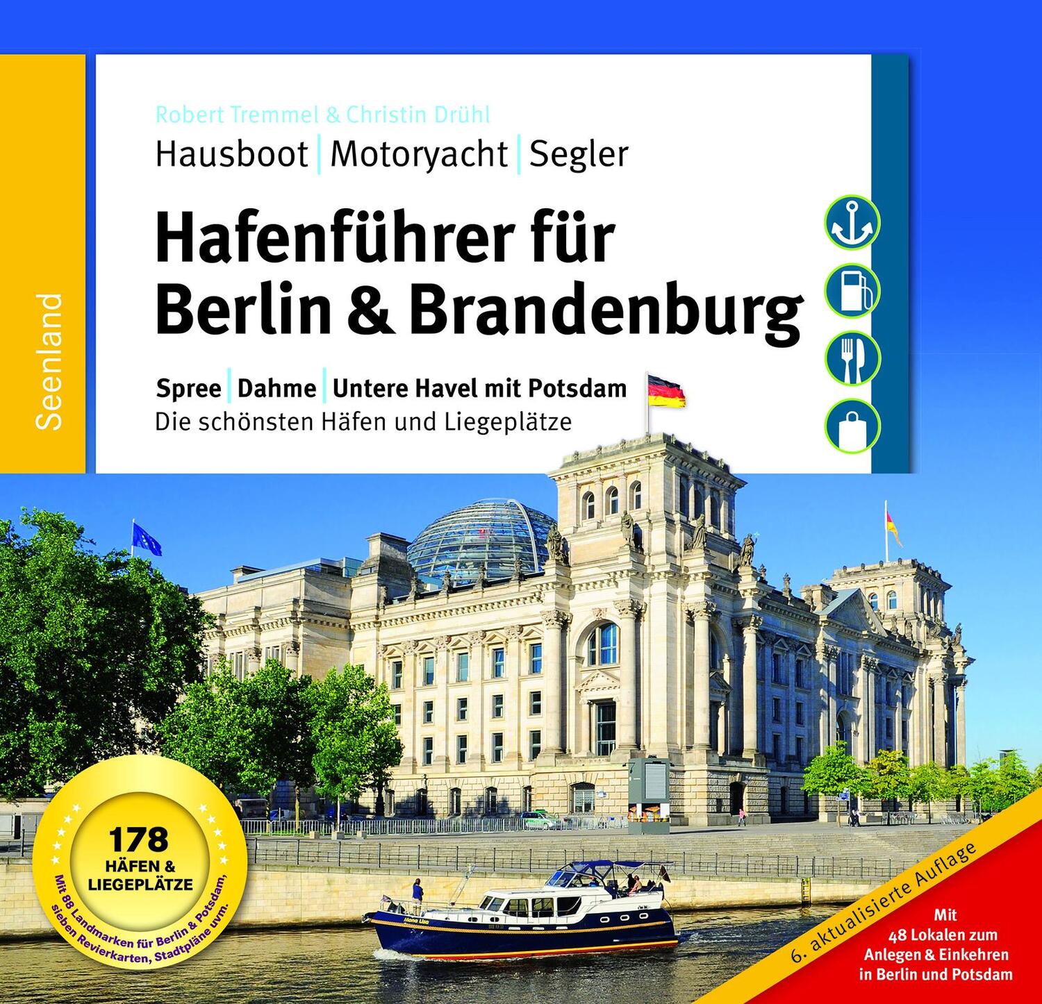 Cover: 9783946148289 | Hafenführer für Hausboote: Berlin &amp; Brandenburg | Tremmel (u. a.)