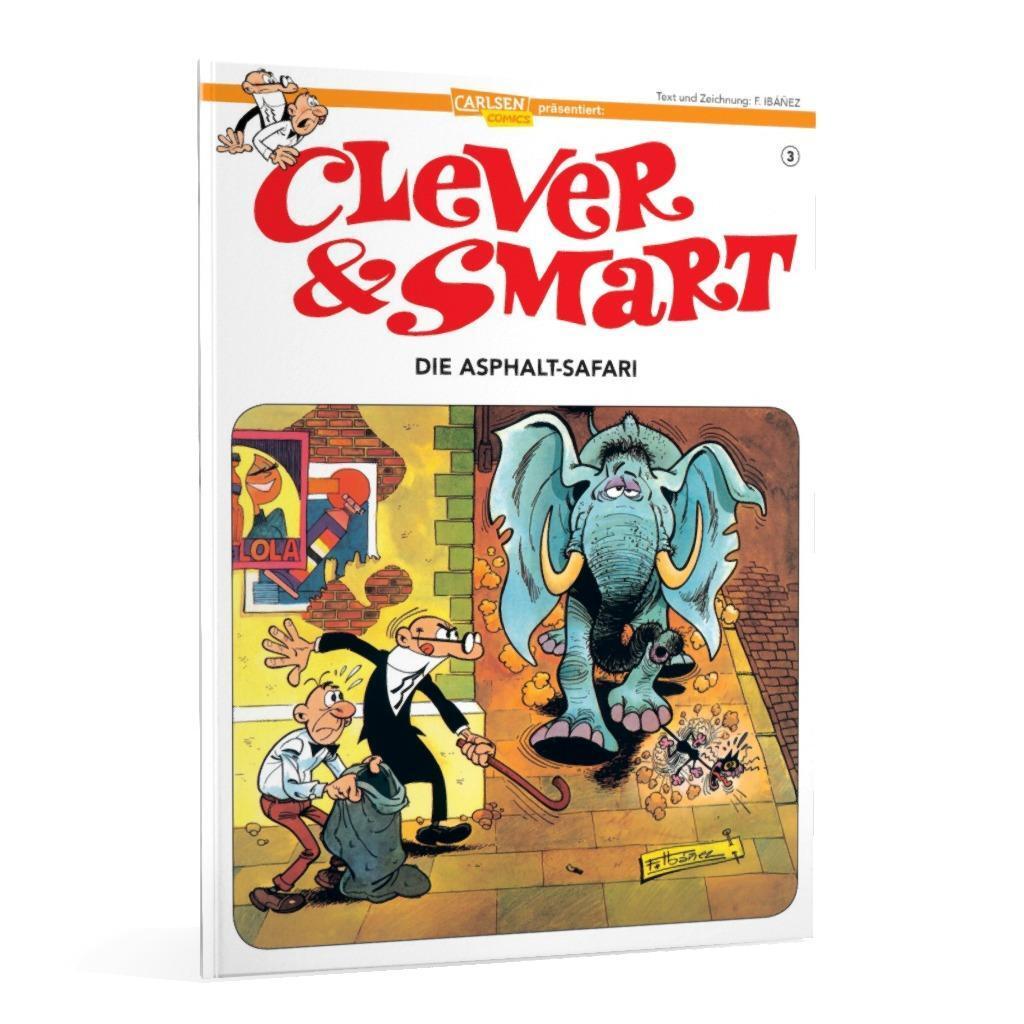 Bild: 9783551782977 | Clever &amp; Smart 3: Die Asphalt Safari | Francisco Ibáñez | Taschenbuch