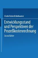 Cover: 9783409221405 | Entwicklungsstand und Perspektiven der Prozeßkostenrechnung | Buch