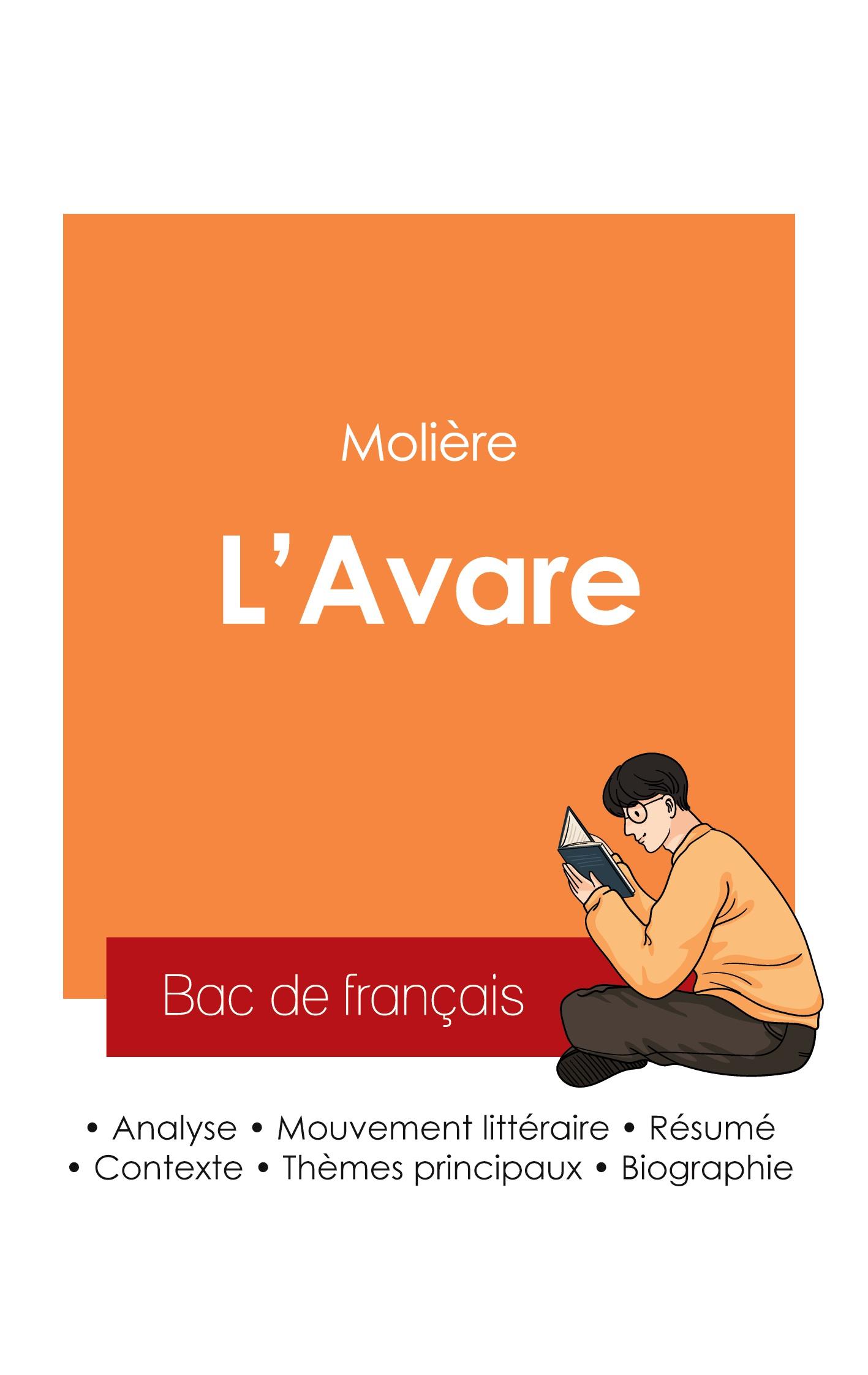 Cover: 9782385097509 | Réussir son Bac de français 2025 : Analyse de L'Avare de Molière