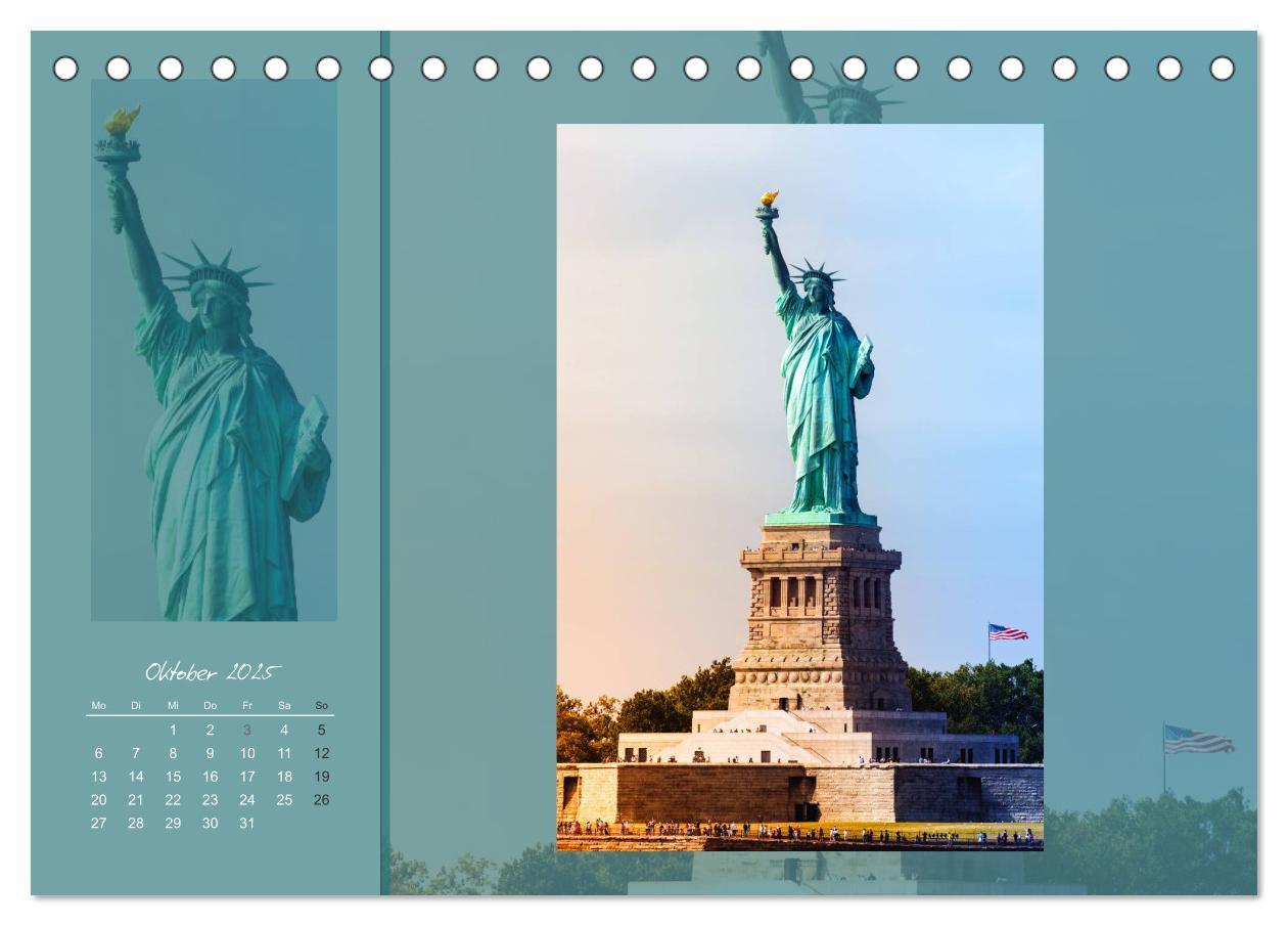 Bild: 9783435171231 | New York - einmal anders (Tischkalender 2025 DIN A5 quer), CALVENDO...