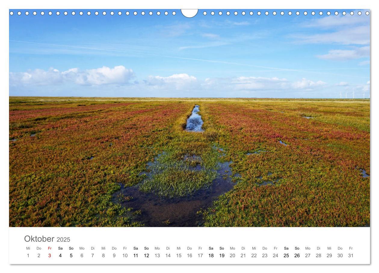 Bild: 9783435219629 | Nordfriesland (Wandkalender 2025 DIN A3 quer), CALVENDO Monatskalender