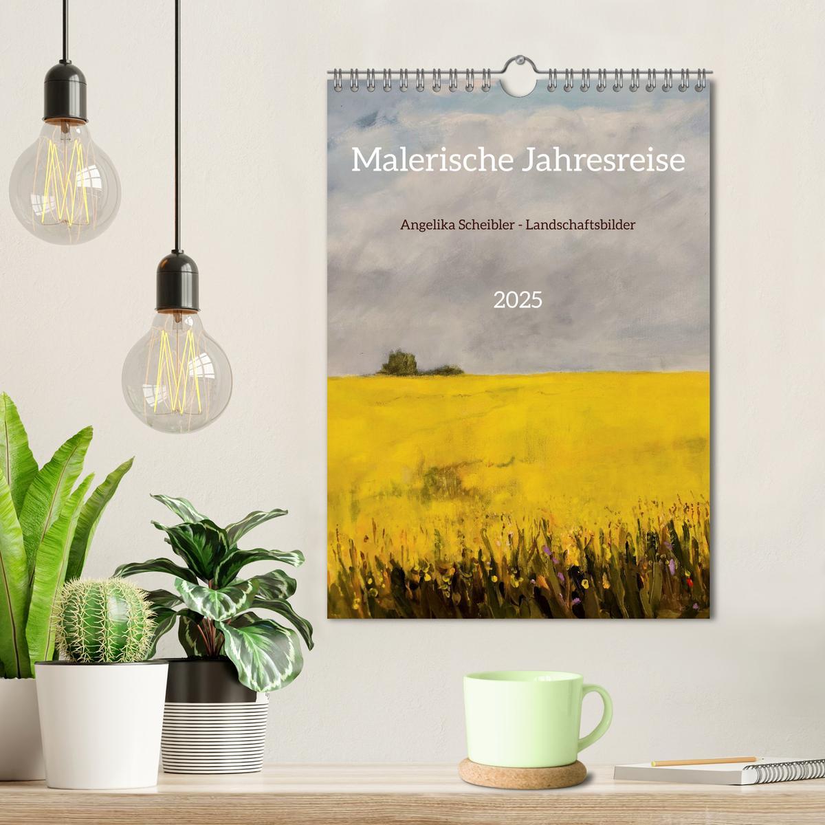 Bild: 9783435896714 | Malerische Jahresreise (Wandkalender 2025 DIN A4 hoch), CALVENDO...