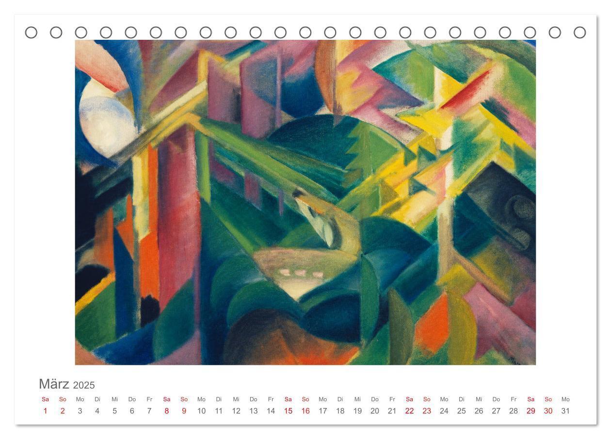 Bild: 9783435323555 | Franz Marc 2025 (Tischkalender 2025 DIN A5 quer), CALVENDO...