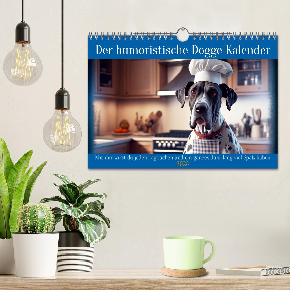 Bild: 9783435722471 | Der humoristische Dogge Kalender (Wandkalender 2025 DIN A4 quer),...