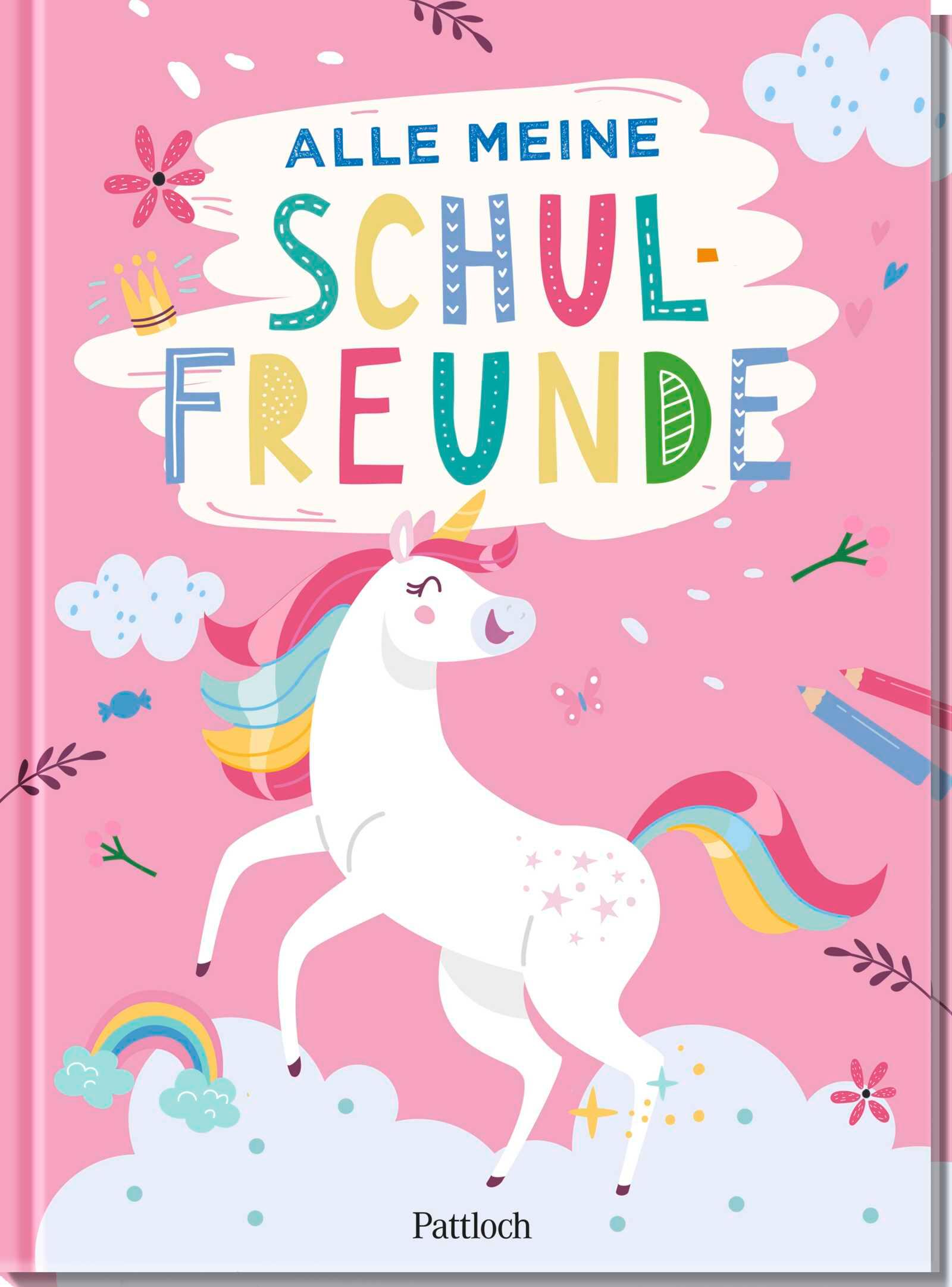 Cover: 4260308345890 | Alle meine Schulfreunde - Einhörner | Pattloch Verlag | Notizbuch