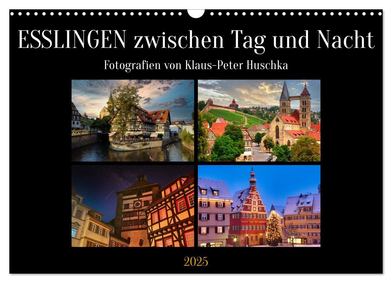 Cover: 9783457180709 | Esslingen zwischen Tag und Nacht (Wandkalender 2025 DIN A3 quer),...