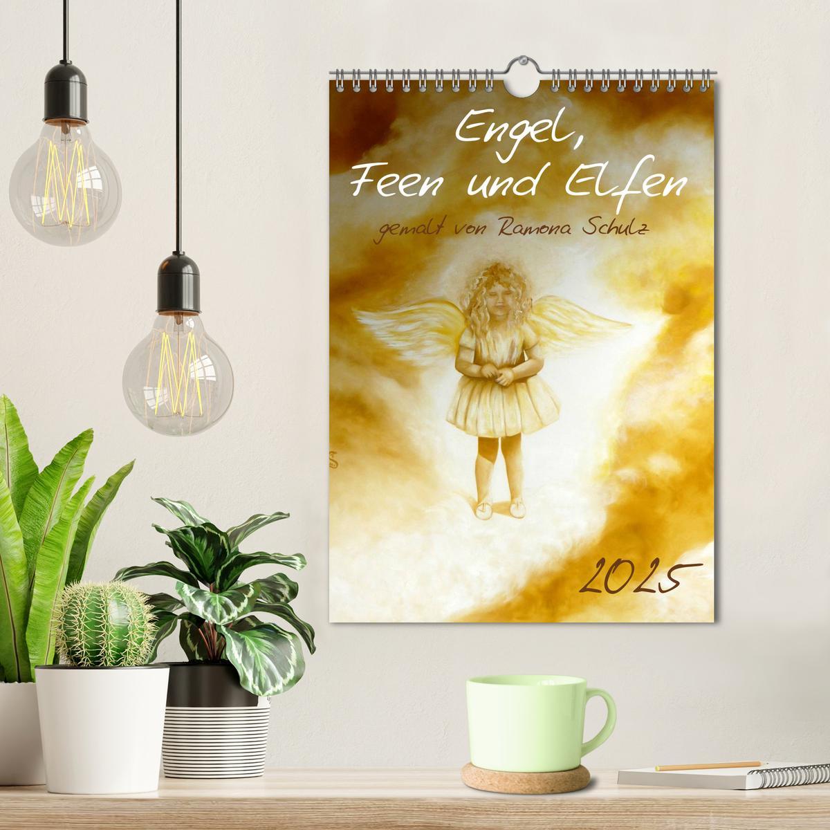 Bild: 9783457069950 | Engel, Feen und Elfen (Wandkalender 2025 DIN A4 hoch), CALVENDO...