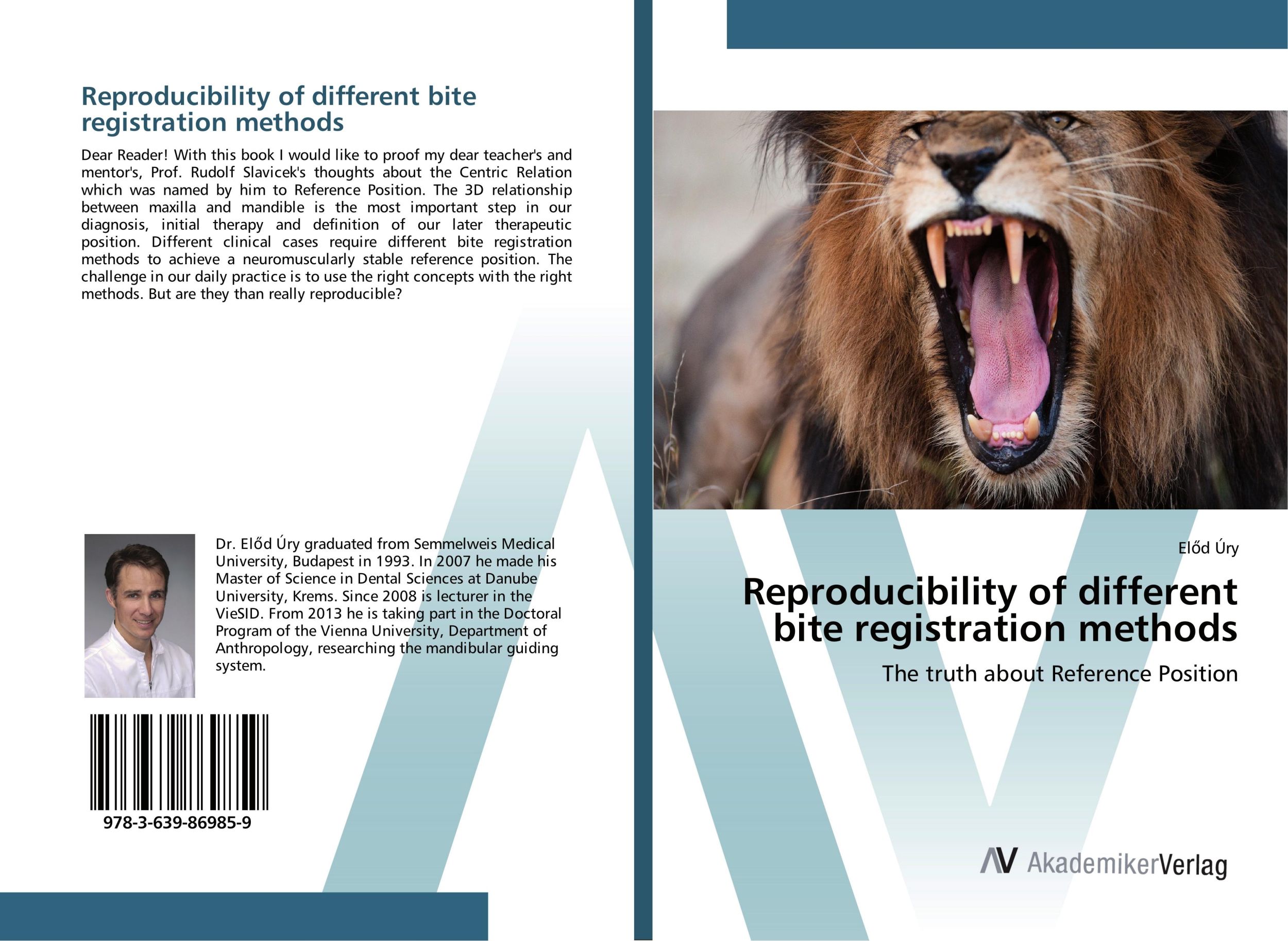 Cover: 9783639869859 | Reproducibility of different bite registration methods | El¿d Úry