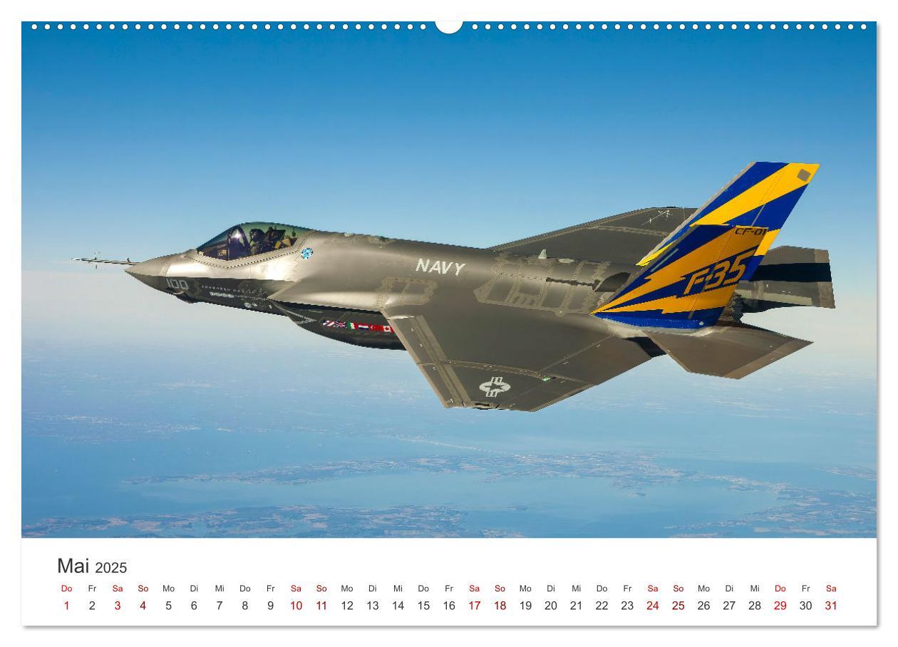 Bild: 9783383918032 | Kampfjets - Düsenjäger-Kalender (Wandkalender 2025 DIN A2 quer),...