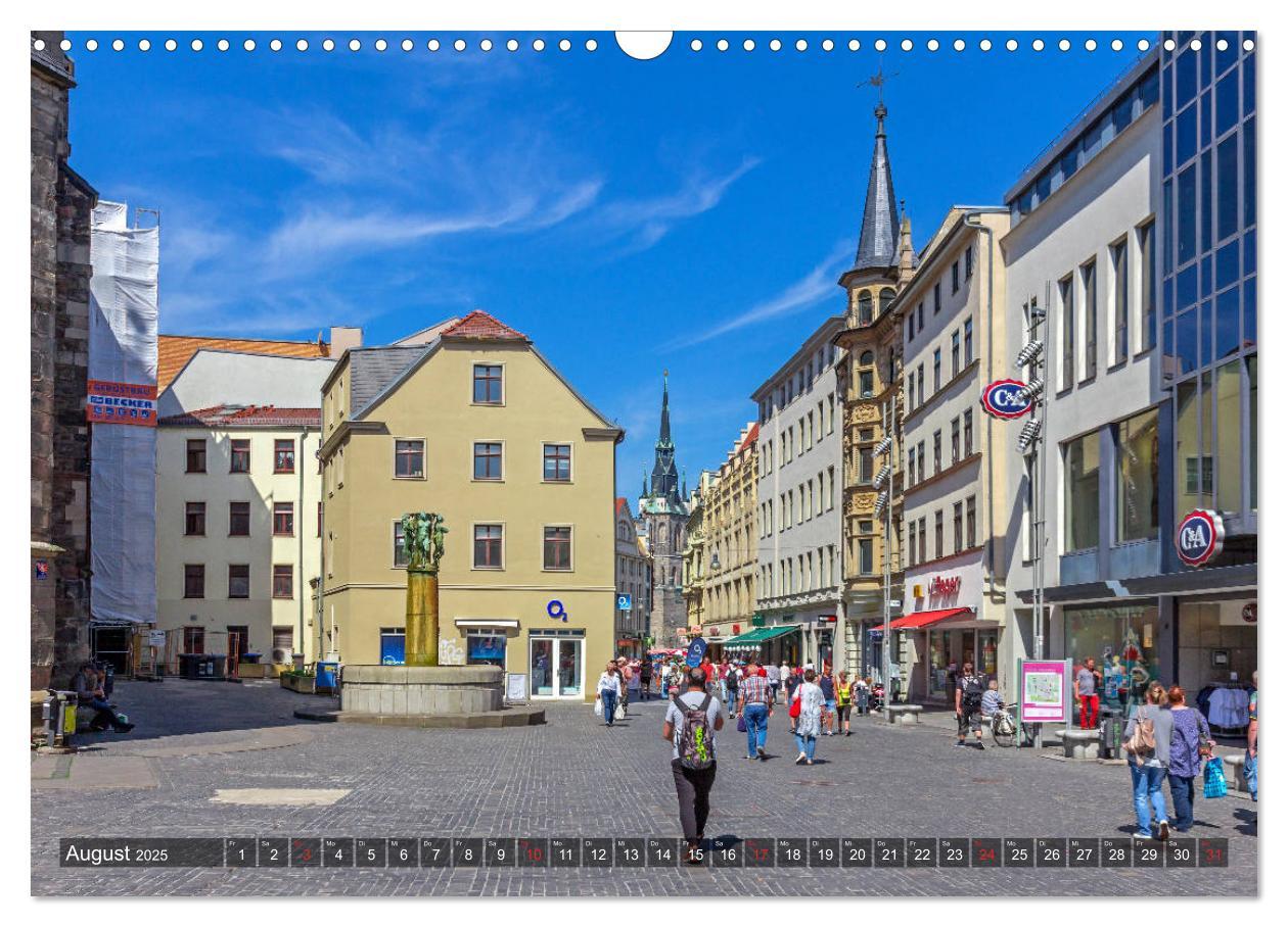 Bild: 9783435230082 | Unterwegs in Halle (Wandkalender 2025 DIN A3 quer), CALVENDO...