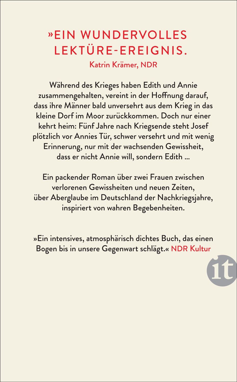 Rückseite: 9783458683698 | Als wir an Wunder glaubten | Roman | Helga Bürster | Taschenbuch