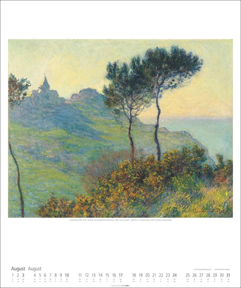 Bild: 9783839900178 | Claude Monet Kalender 2025 | Kalender | Spiralbindung | 14 S. | 2025